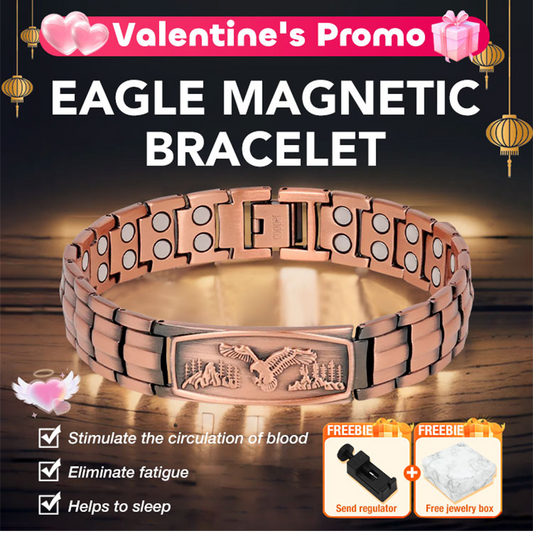 ✨🔥Men's Magnetic Bracelet with Eagle Pattern🦅