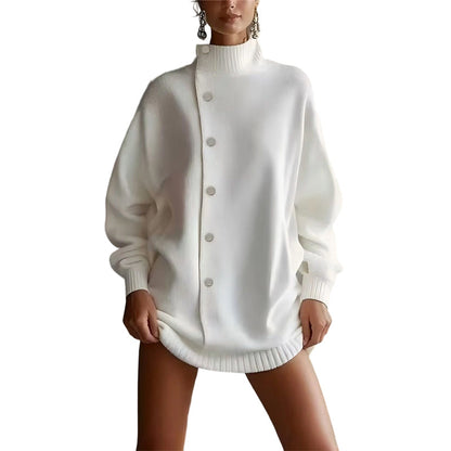 ✨🔥Women's High-Neck Button-Up Cardigan💓