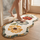 ✨🔥Soft Floral Print Floor Rug🌸