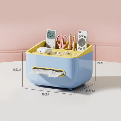 ✨🔥Multi-Functional Tissue Box Cover with Storage🧻
