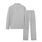💥 Men’s Waffle Knit Sweatshirt & Straight-Leg Pants Set – Cozy, Breathable & Effortlessly Stylish 👕👖