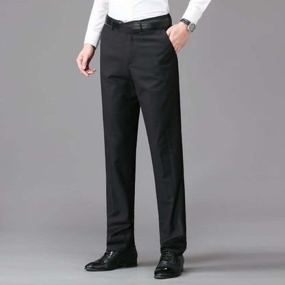 ✨🔥Men's Classic Fit Lightweight Casual Stretch Suit Pants