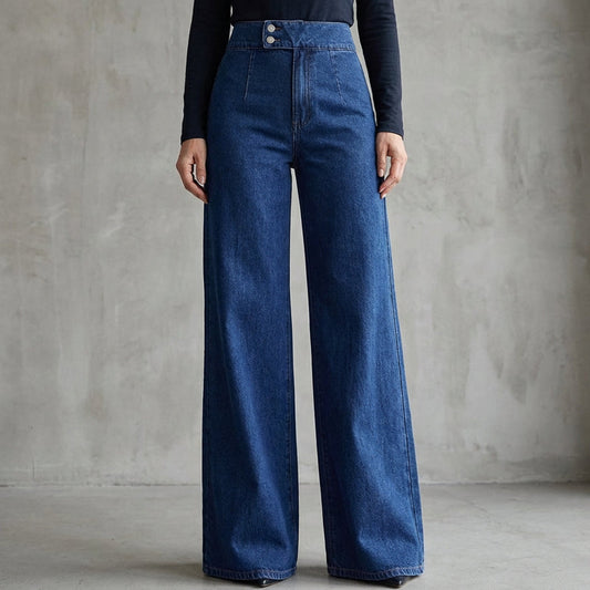✨🔥Women's High-Waist Wide-Leg Jeans👖