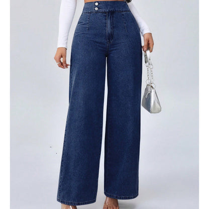 ✨🔥Women's High-Waist Wide-Leg Jeans👖