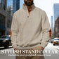 🔥Men's Textured Jacquard Collared Sweatshirt - BUY 2 FREE SHIPPING