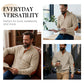 🔥Men's Textured Jacquard Collared Sweatshirt - BUY 2 FREE SHIPPING