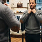 🔥Men's Textured Jacquard Collared Sweatshirt - BUY 2 FREE SHIPPING