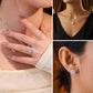🎉BUY 1 GET 1 FREE🎁Heart-Shaped Crystal Necklace & Earring Set