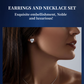 🎉BUY 1 GET 1 FREE🎁Heart-Shaped Crystal Necklace & Earring Set