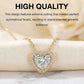 🎉BUY 1 GET 1 FREE🎁Heart-Shaped Crystal Necklace & Earring Set