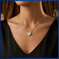🎉BUY 1 GET 1 FREE🎁Heart-Shaped Crystal Necklace & Earring Set