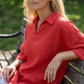 ✨🔥Women's Lapel V-Neck Tunic Top with Pockets👚