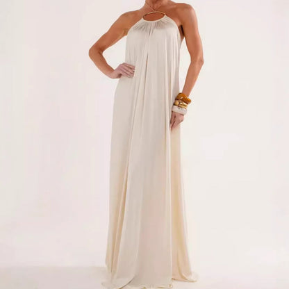 ✨💓Women's Elegant Halter-Neck Backless Maxi Dress👗