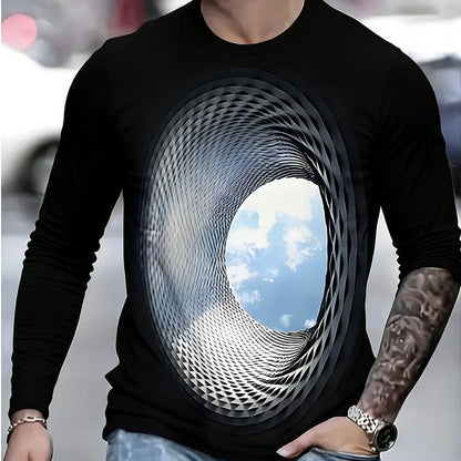 ✨🔥Men's 3D Digital Print Graphic Top