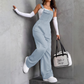 💎50% OFF! 💎 Women’s Retro Cargo Overalls – Adjustable Straps, Functional Pockets & Straight-Leg Fit