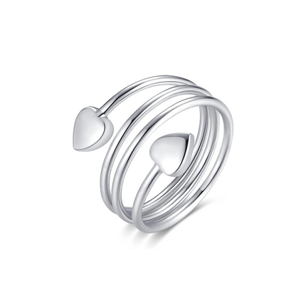 ✨Adjustable Spiral Heart Copper Ring💓💍