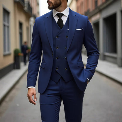 ✨🔥Men's Slim-Fit 3-Piece Suit Set🕴️