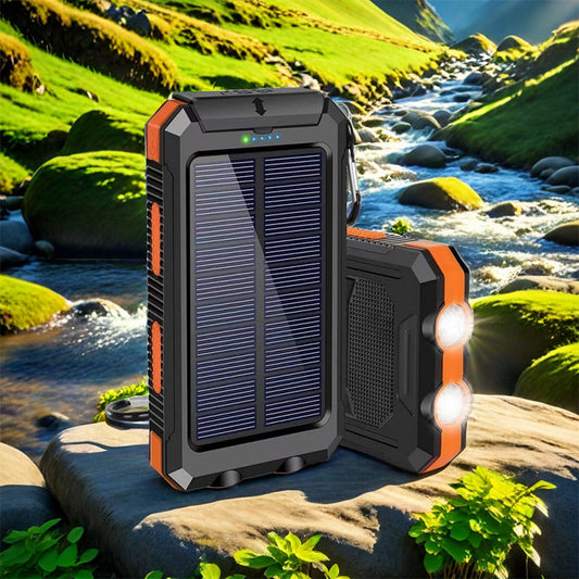 🔋 50% off! ☀️ Waterproof solar charger – fast charging, rugged IP68 housing and universal compatibility ⚡