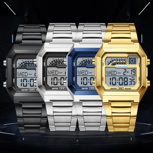 ✨🔥Unisex Square Digital Watch with Luminous Display⌚